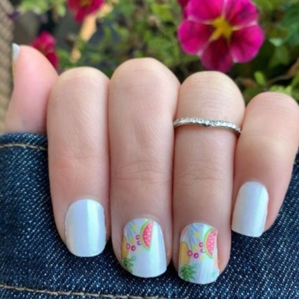 Color Street - Tutti Frutti, white / pink / green